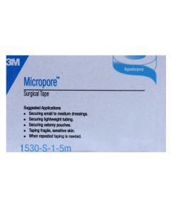 MICROPORE 1 INCH 1530S-1 SHORT ROLL (12S)