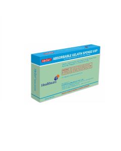 HEALTHIUM ABSORBABLE ABGEL 70MM X 50MM X 10MM