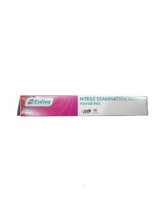 ENLIVA NITRILE EXAMINATION GLOVES PF SMALL