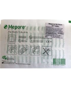 MEPORE DRESSING 9CM X 15CM