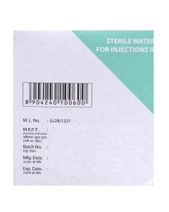 STERILE WATER FOR INJECTIONS IP 10 ML