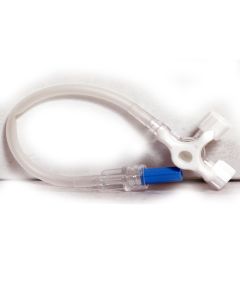 THREE WAY STOP COCK WITH EXT. TUBE 10CM