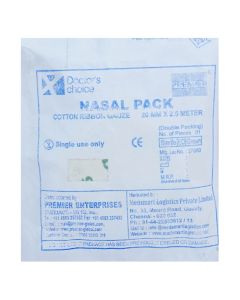 DC NASALPACK  20MM X 2.5MTR DP ST