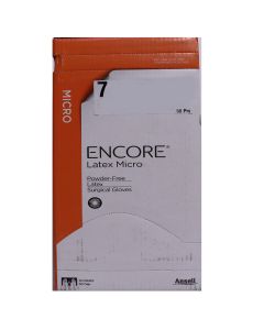 ENCORE LATEX MICRO GLOVES 7.0 POWDER FREE