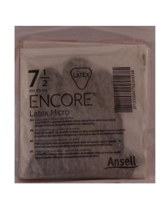 ENCORE LATEX MICRO GLOVES 7.5 POWDER FREE