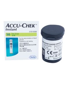 ACCU CHECK INSTANT-S METER WITH FREE 10 STRIPS