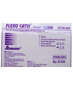 FLEXO CATH STRAIGHT 24 FG GS-5034