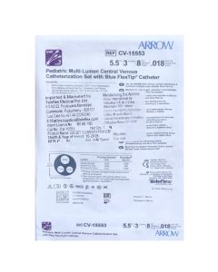 CV-15553 PEDIATRIC MULTI-LUMEN CVC SET WITH BLUE F