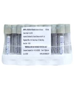 367587 BD VACU EDTA - FLUORIDE GREY 2ML 13* 75
