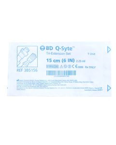 BD Q-SYTE 385162/56 MACRO BORE 15CM TRI-EXT. SET