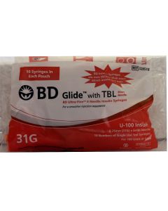 328518BD ULTRA-FINE NEED U-100 INSULIN SYR 31G 6MM
