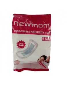 NEWMOM DISPO.MATERNITY PADS 5S