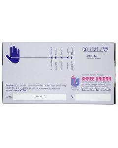 UNISOFT LATEX EXAM GLOVES N.S MEDIUM
