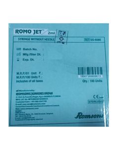 ROMO JET LUER SLIP W/O NEEDLE 2 ML SS-6086